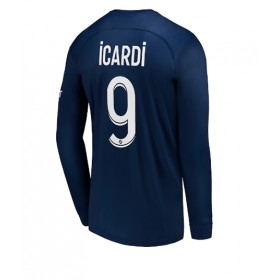 Herren Fußballbekleidung Paris Saint-Germain Mauro Icardi #9 Heimtrikot 2022-23 Langarm